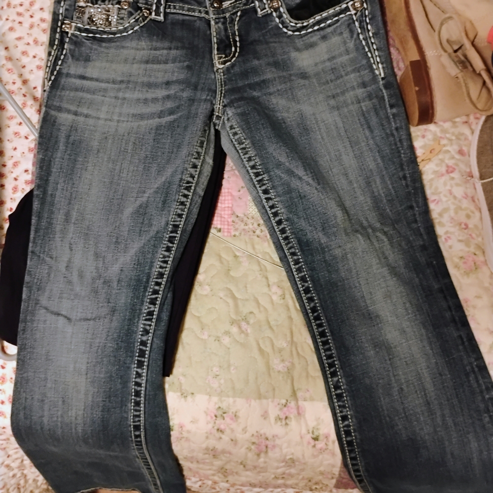 Miss Me Blue Boot Cut Jeans